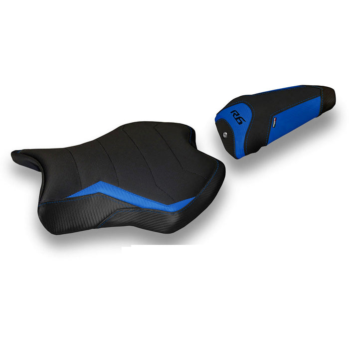 Yamaha YZF R6 2017-2024 Seat Cover Tappezzeria Italia Comfort in Blue