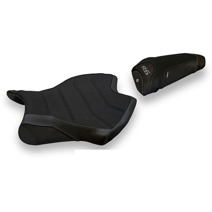 Yamaha YZF R6 2017-2024 Seat Cover Tappezzeria Italia Ultragrip in Black