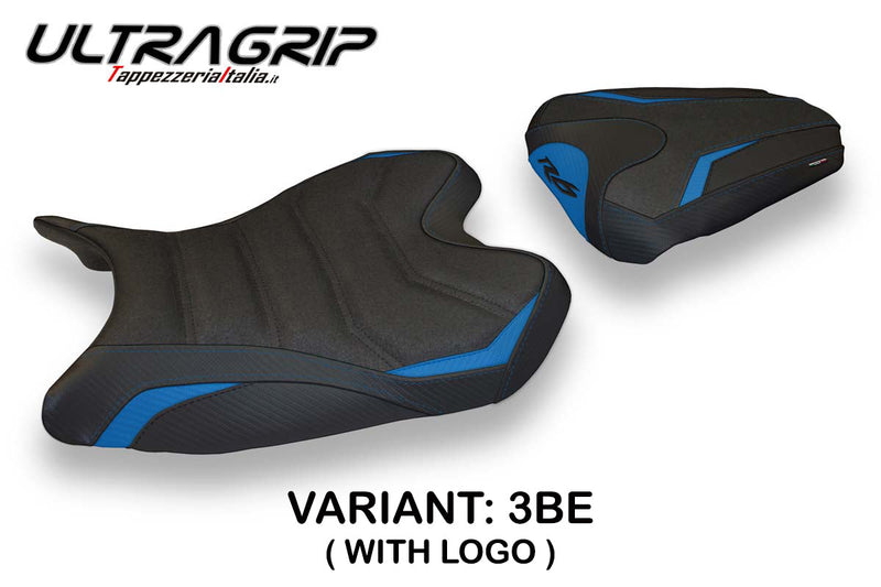 Yamaha YZF R6 2008-2016 Seat Cover Tappezzeria Italia Ultragrip in Blue