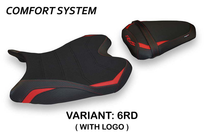 Yamaha YZF R6 2008-2016 Seat Cover Tappezzeria Italia Comfort in Red