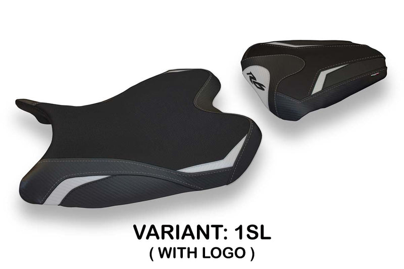 Yamaha YZF R6 2008-2016 Seat Cover Tappezzeria Italia in Silver and Black