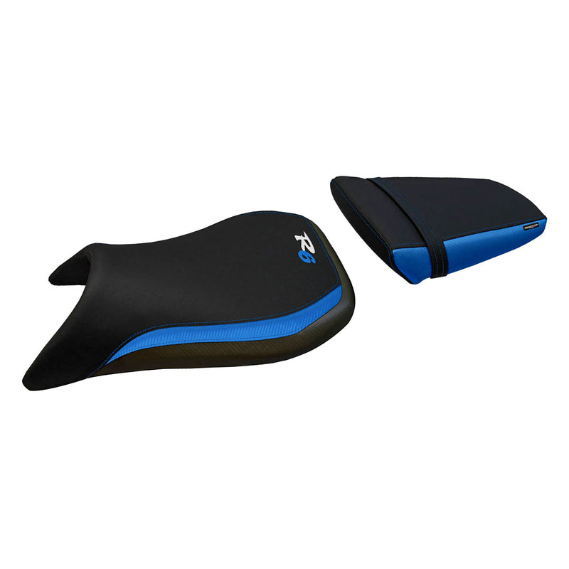 Yamaha YZF R6 1999-2002 Seat Cover Tappezzeria Italia in Blue and Black
