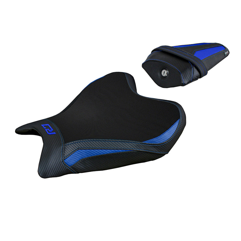 Yamaha YZF R7 2021-2024 Seat Cover Tappezzeria Italia Blue and Black