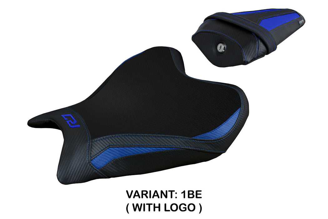 Yamaha YZF R7 2021-2024 Seat Cover Tappezzeria Italia Blue and Black