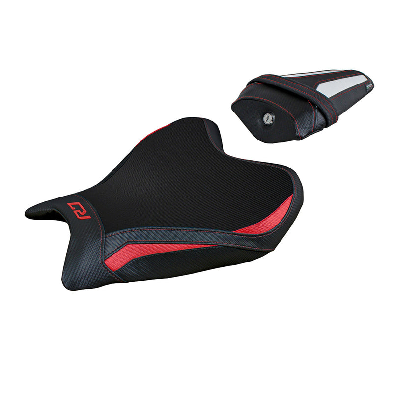 Yamaha YZF R7 2021-2024 Seat Cover Tappezzeria Italia Red, White and Black SE
