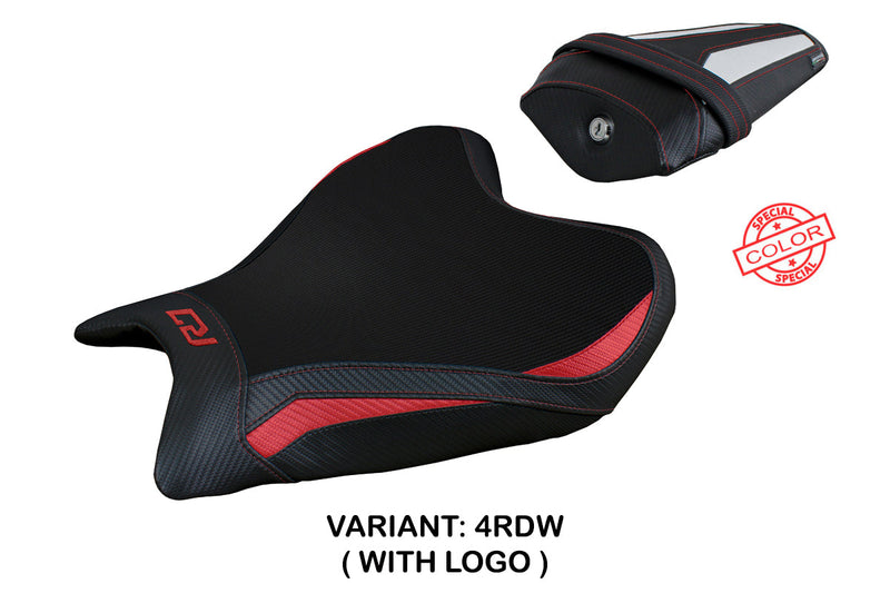 Yamaha YZF R7 2021-2024 Seat Cover Tappezzeria Italia Red, White and Black SE
