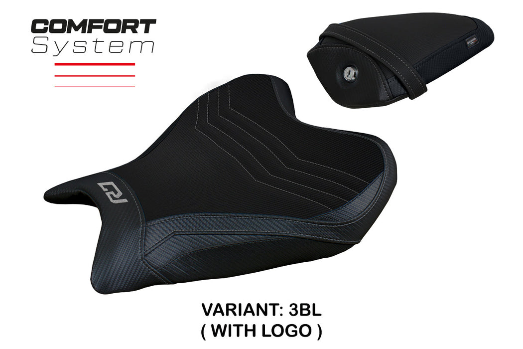 Yamaha YZF R7 2021-2024 Seat Cover Tappezzeria Italia Comfort in Black