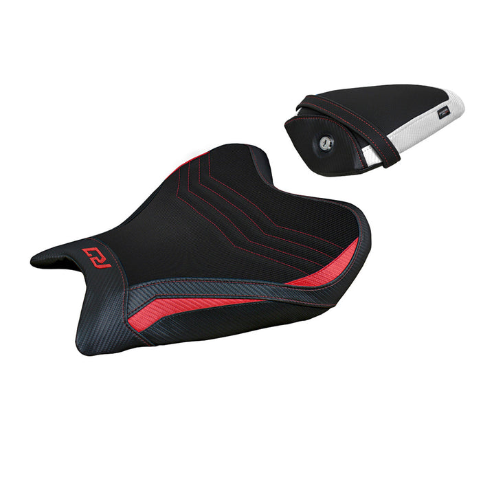 Yamaha YZF R7 2021-2024 Seat Cover Tappezzeria Italia Comfort in Red, White and Black SE
