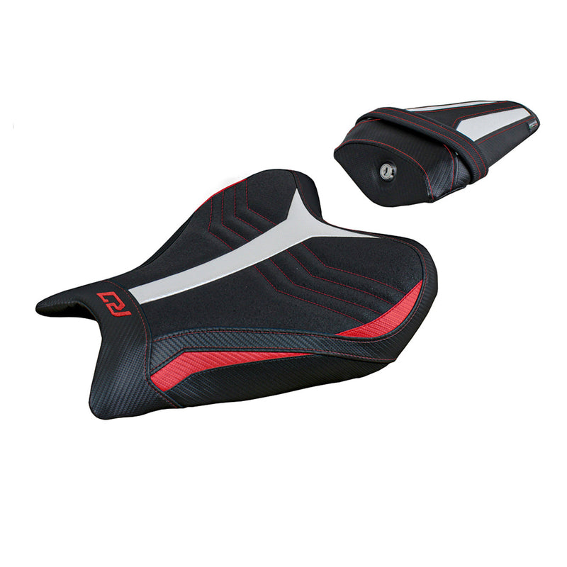 Yamaha YZF R7 2021-2024 Seat Cover Tappezzeria Italia Ultragrip in Red, White and Black SE