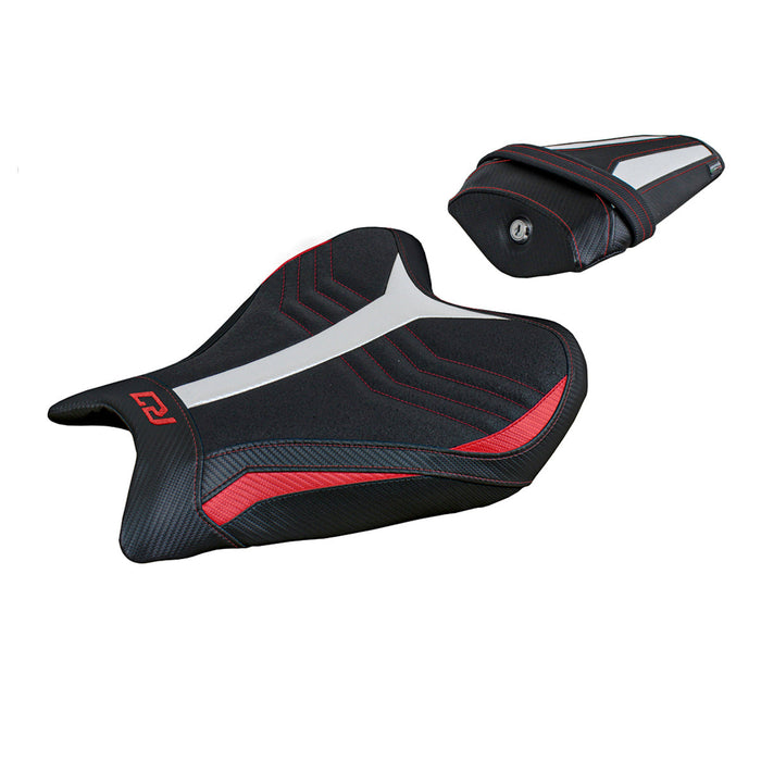 Yamaha YZF R7 2021-2024 Seat Cover Tappezzeria Italia Ultragrip in Red, White and Black SE