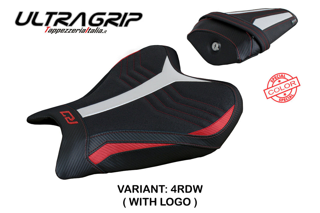 Yamaha YZF R7 2021-2024 Seat Cover Tappezzeria Italia Ultragrip in Red, White and Black SE