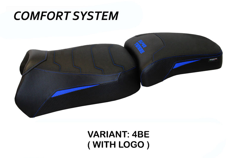 Yamaha Super Tenere 1200 2010-2020 Seat Cover Tappezzeria Italia Comfort in Blue