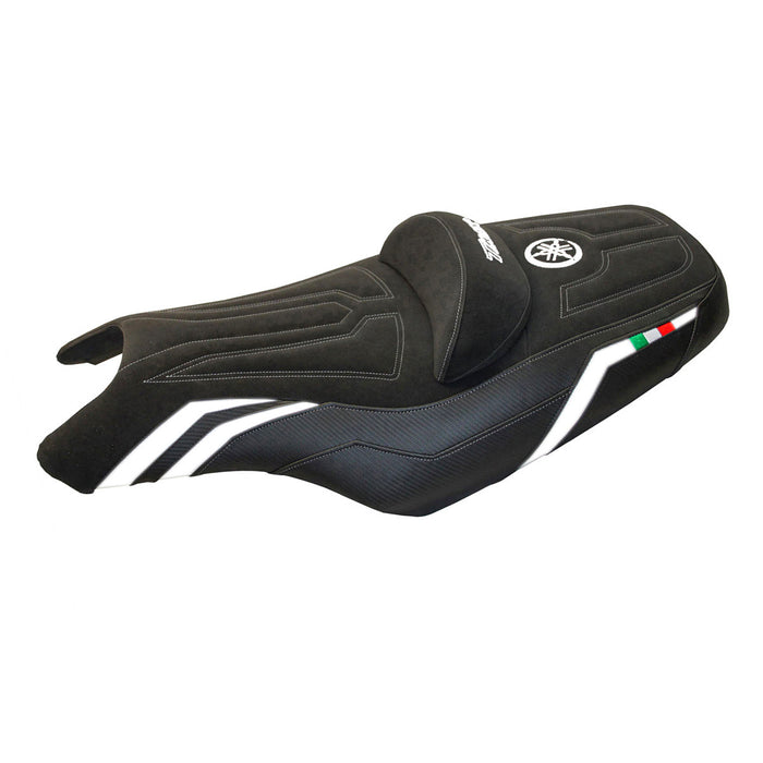 Yamaha T-Max 2008-2016 Seat Cover Tappezzeria Italia in Black and White