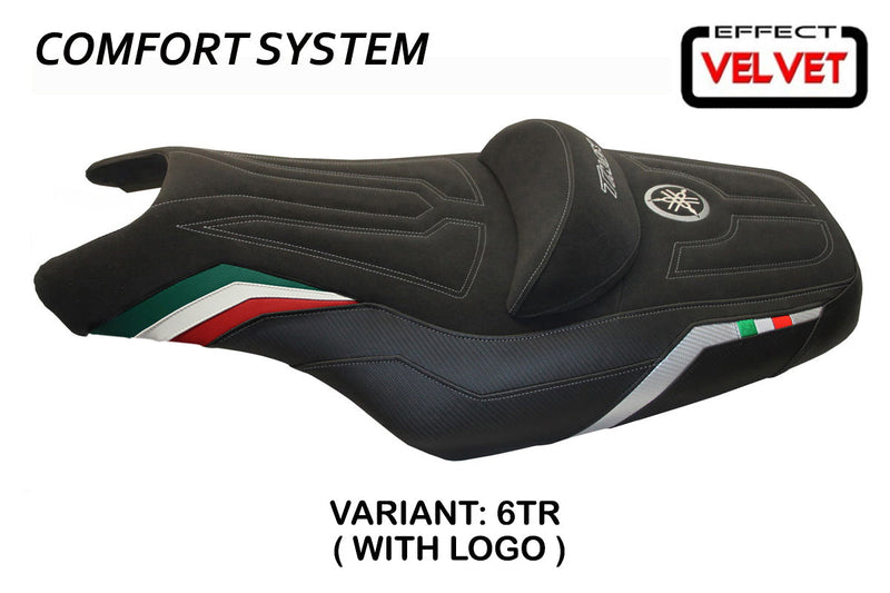 Yamaha T-Max 2008-2016 Seat Cover Tappezzeria Italia Comfort in Italy Flag
