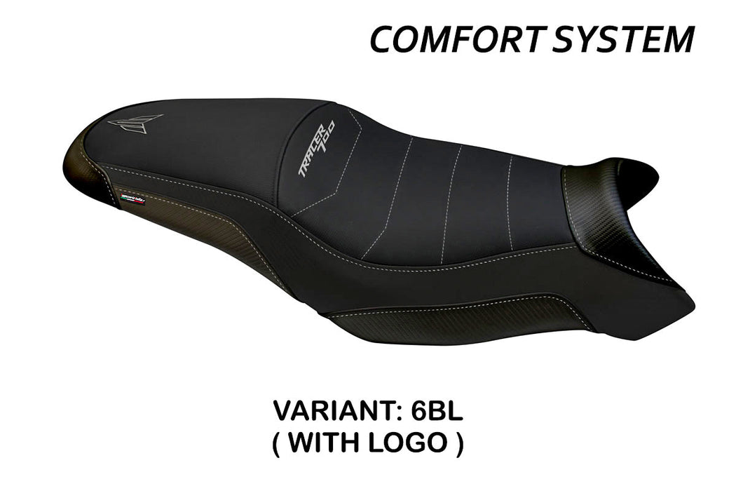 Yamaha Tracer 7 7GT 2021-2024 Seat Cover Tappezzeria Italia Comfort in and Black