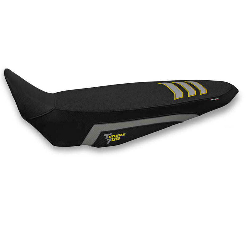 Yamaha Tenere 700 2019-2024 Seat Cover Tappezzeria Italia Comfort Ultragrip in Grey and Yellow
