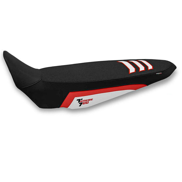 Yamaha Tenere 700 2019-2024 Seat Cover Tappezzeria Italia Comfort Ultragrip in Red and White
