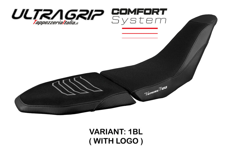 Yamaha Tenere 700 Raid 2022-2024 Seat Cover Tappezzeria Italia Comfort Ultragrip inBlack