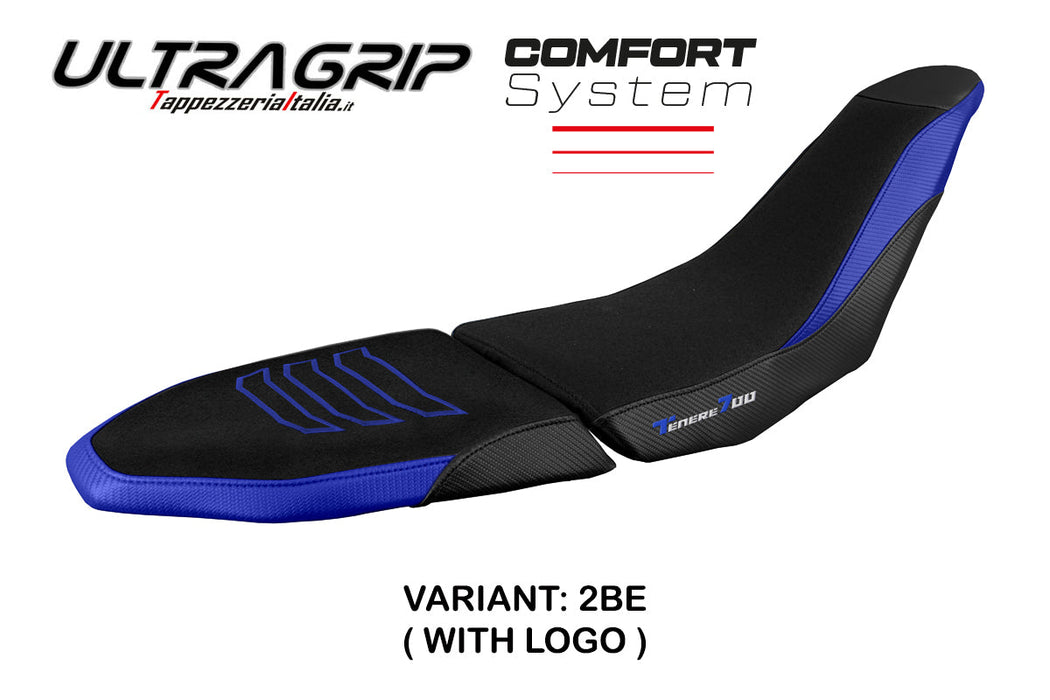 Yamaha Tenere 700 Raid 2022-2024 Seat Cover Tappezzeria Italia Comfort Ultragrip in Blue