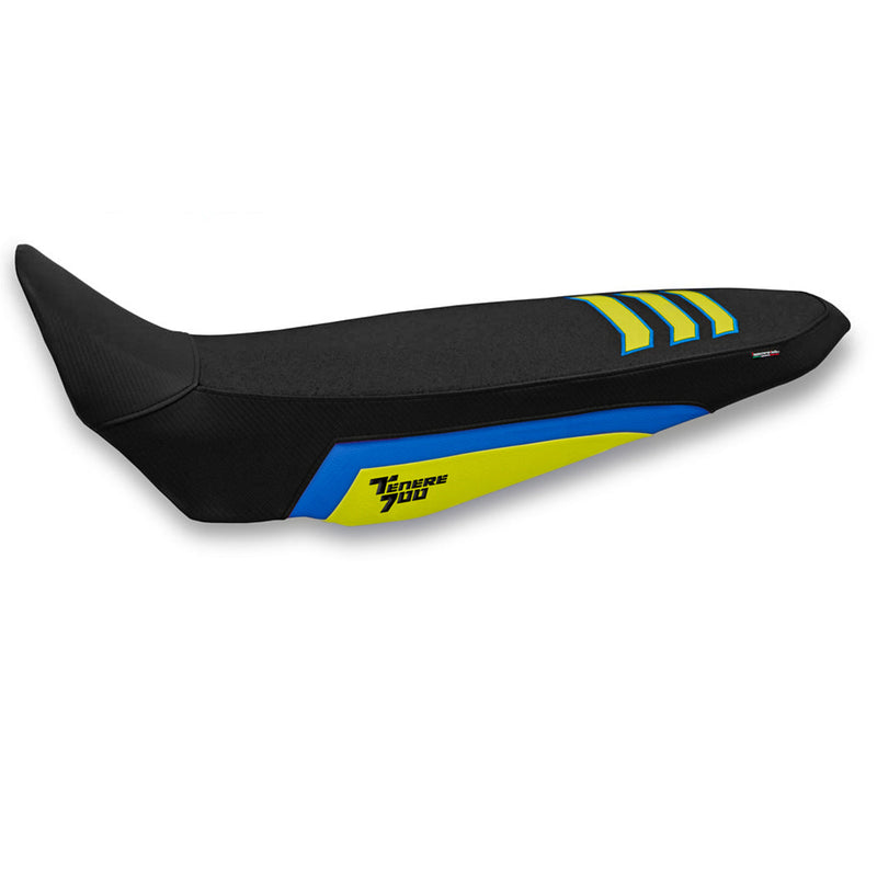 Yamaha Tenere 700 2019-2024 Seat Cover Tappezzeria Italia Ultragrip in Yellow and Blue SE