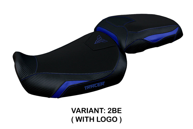 Yamaha Tracer 9 9GT 2021-2024 Seat Cover Tappezzeria Italia in Blue and Black