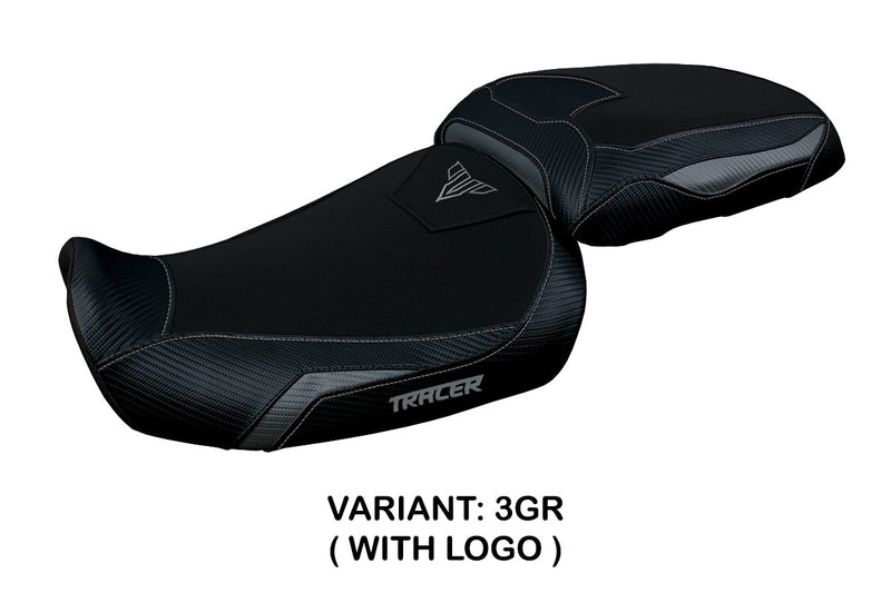 Yamaha Tracer 9 9GT 2021-2024 Seat Cover Tappezzeria Italia in Grey and Black