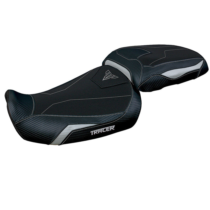 Yamaha Tracer 9 9GT 2021-2024 Seat Cover Tappezzeria Italia Comfort in Silver and Black