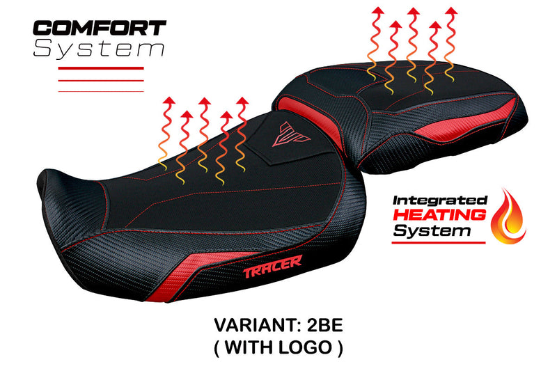 Yamaha Tracer 9 9GT 2021-2024 Seat Cover Tappezzeria Italia Comfort Heated in Red