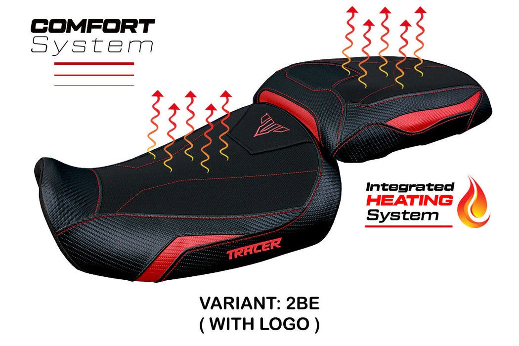 Yamaha Tracer 9 9GT 2021-2024 Seat Cover Tappezzeria Italia Comfort Heated in Red
