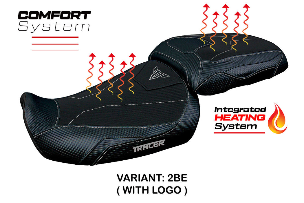Yamaha Tracer 9 9GT 2021-2024 Seat Cover Tappezzeria Italia Comfort Heated in Black