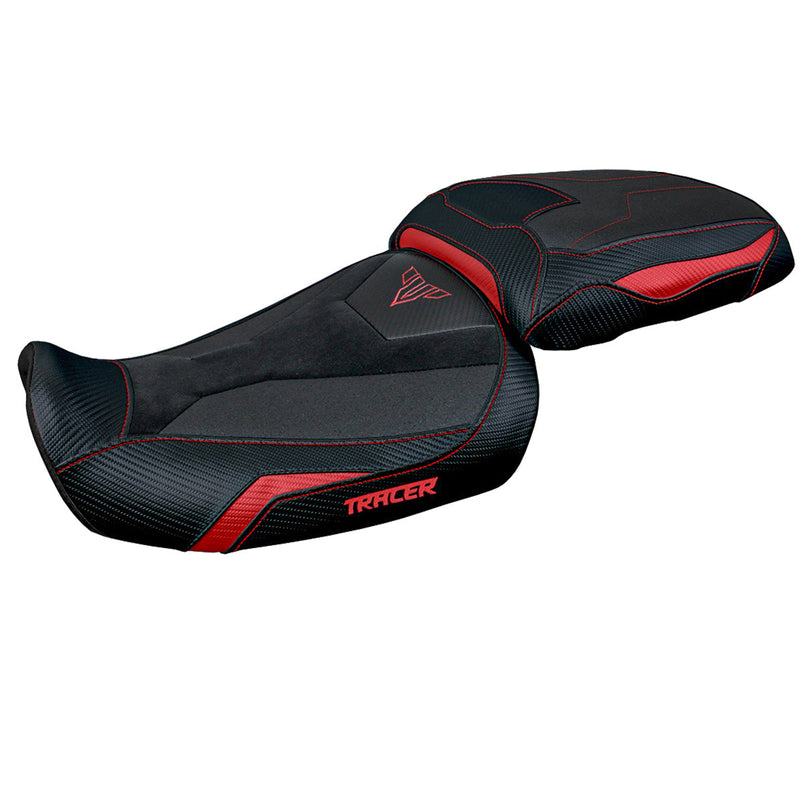 Yamaha Tracer 9 9GT 2021-2024 Seat Cover Tappezzeria Italia Ultragrip in Red and Black