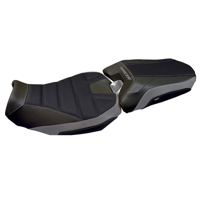 Yamaha Tracer 900 2018-2020 Seat Cover Tappezzeria Italia Ultragrip in Grey and Black