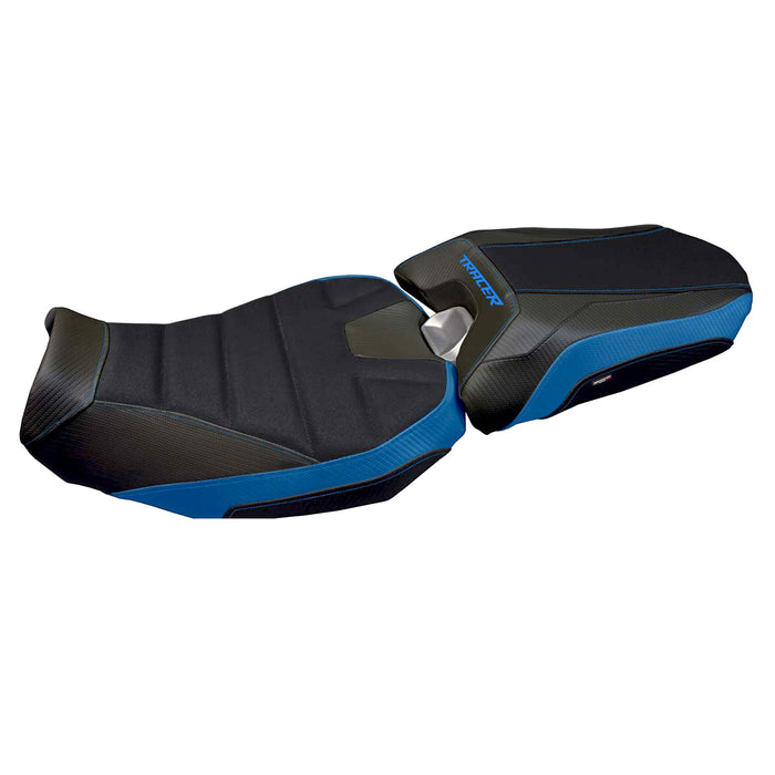 Yamaha Tracer 900 2018-2020 Seat Cover Tappezzeria Italia Ultragrip in Blue and Black