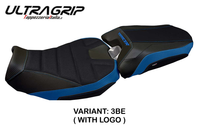 Yamaha Tracer 900 2018-2020 Seat Cover Tappezzeria Italia Ultragrip in Blue and Black