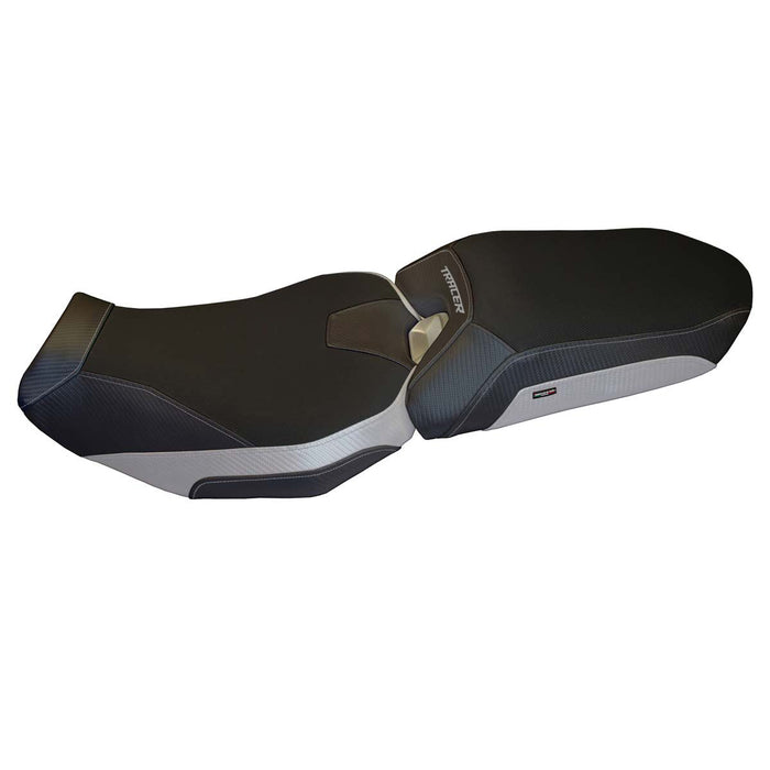 Yamaha Tracer 900 2018-2020 Seat Cover Tappezzeria Italia Comfort in Silver and Black