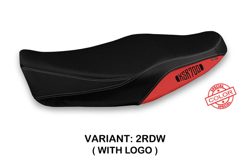 Yamaha XSR 700 2016-2020 Seat Cover Tappezzeria Italia in Red and White