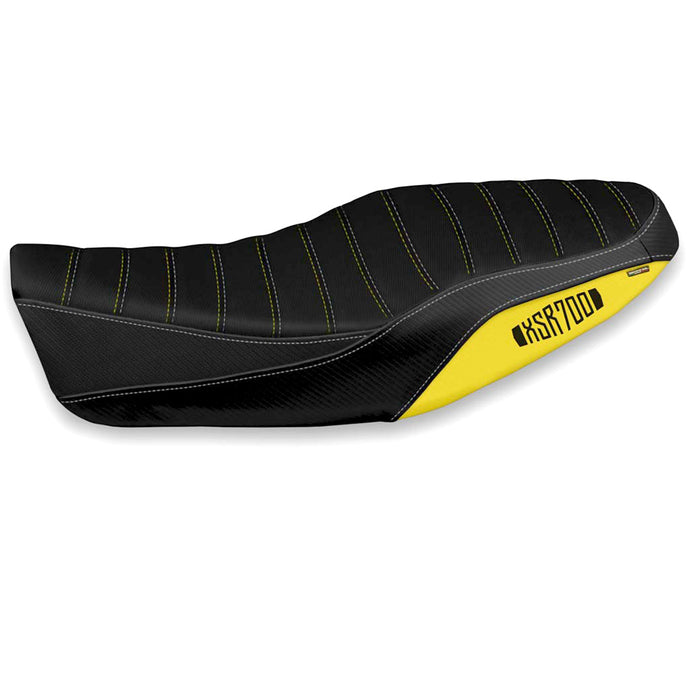 Yamaha XSR 700 2016-2020 Seat Cover Tappezzeria Italia Comfort in Yellow and White