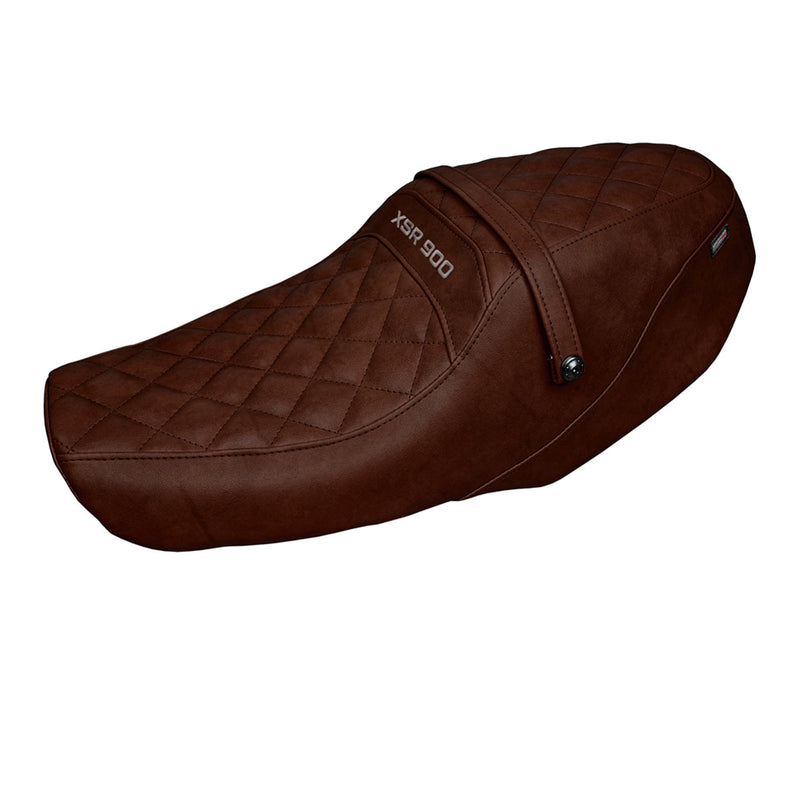Yamaha XSR 900 2022-2024 Seat Cover Tappezzeria Italia in Vintage Dark Brown