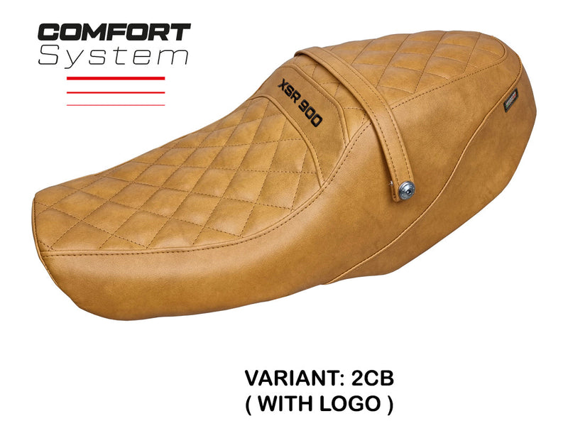 Yamaha XSR 900 2022-2024 Seat Cover Tappezzeria Italia Comfort in Vintage Camel