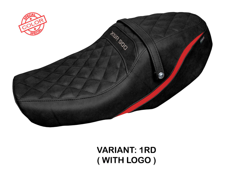 Yamaha XSR 900 2022-2024 Seat Cover Tappezzeria Italia in Red and Black