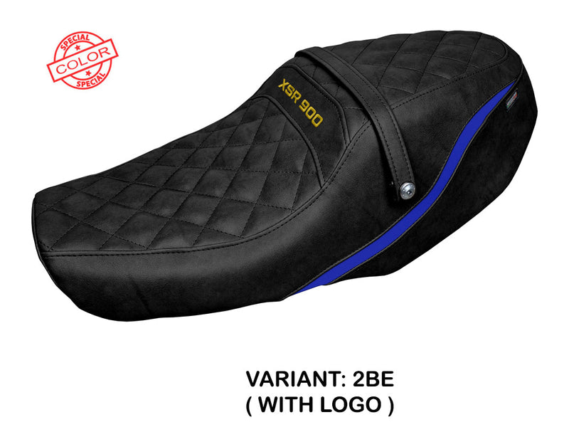 Yamaha XSR 900 2022-2024 Seat Cover Tappezzeria Italia in Blue and Black