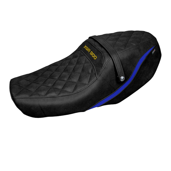 Yamaha XSR 900 2022-2024 Seat Cover Tappezzeria Italia Comfort in Blue and Black