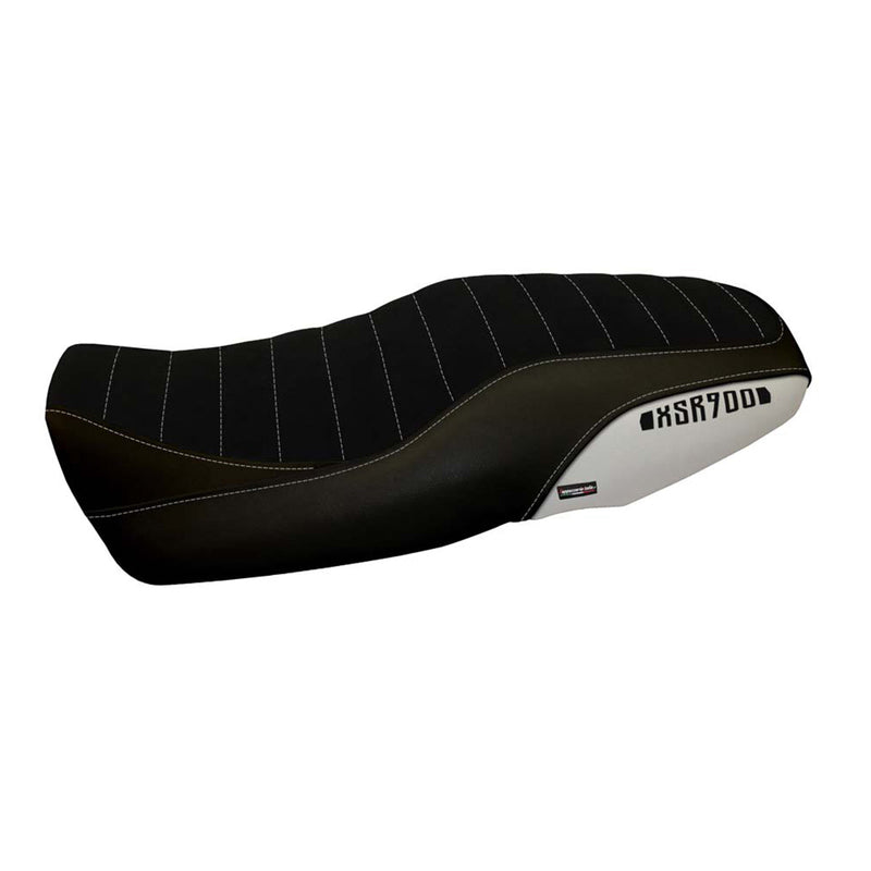 Yamaha XSR 900 2016-2021 Seat Cover Tappezzeria Italia in White and Black