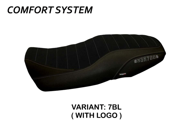 Yamaha XSR 900 2016-2021 Seat Cover Tappezzeria Italia Comfort in Black