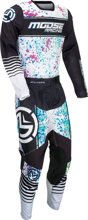 MOOSE RACING Sahara Jersey - Black/White - XL 2910-7441