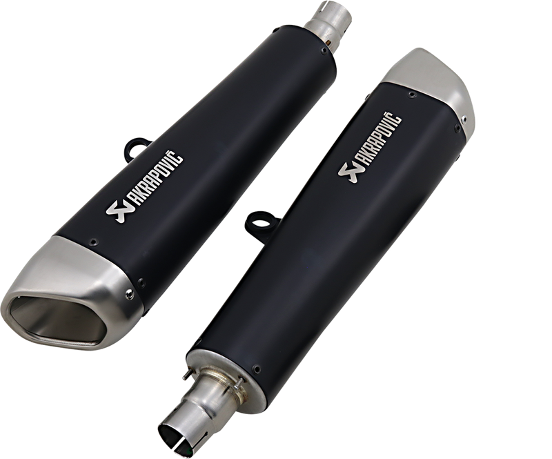 AKRAPOVIC Black Titanium Mufflers S-T12SO2-HCQTBL 1811-3942