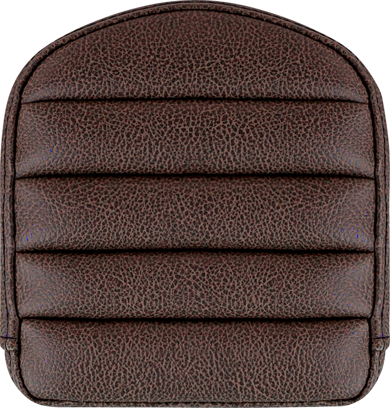 SADDLEMEN Sissy Bar Pad - Tuck-n-Roll - Brown 040846BR