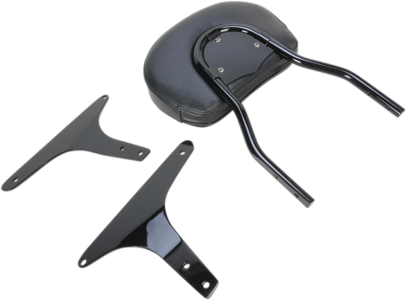 COBRA Round Sissy Bar - Standard - Black - Softail 602-1301B