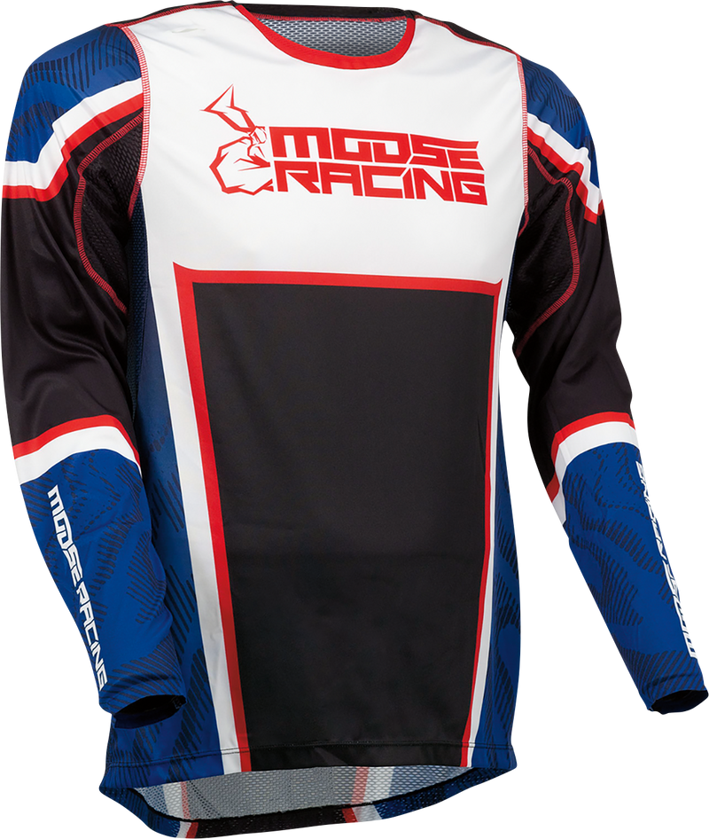 MOOSE RACING Agroid Jersey - Red/White/Blue/Black - 3XL 2910-7407