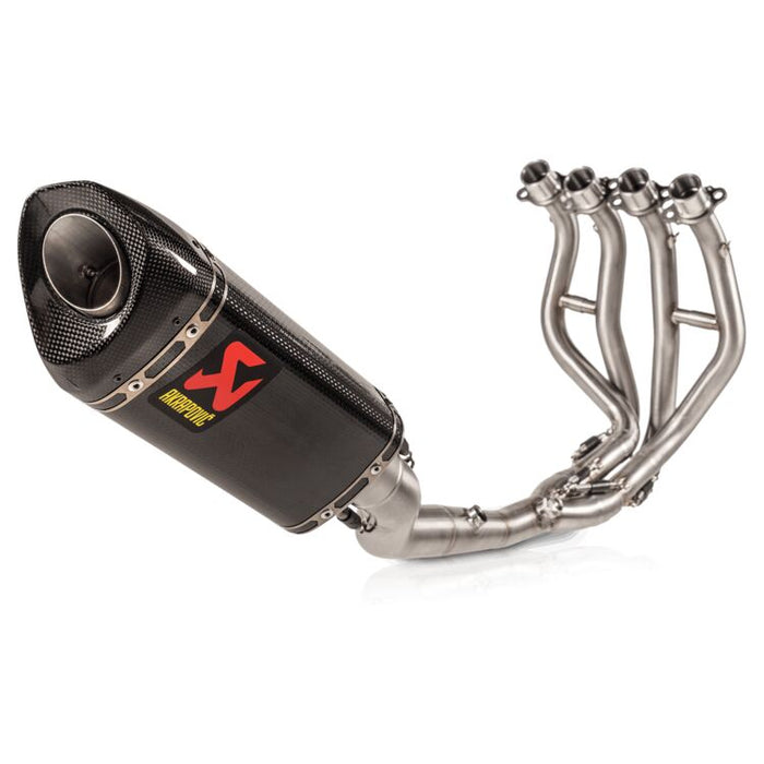 Akrapovic Exhaust Kawasaki ZX4R ZX4RR 2023 2024 Racing Line System in Carbon S-K2R3-APC